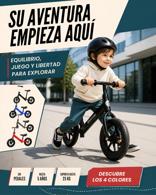 Bicicleta de Equilibrio Infantil